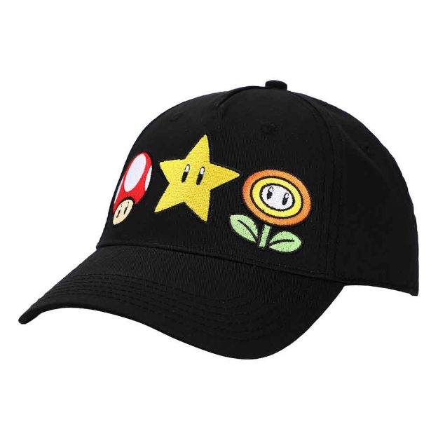 Super Mario Bros - Embroidered Icons Hat (D10)